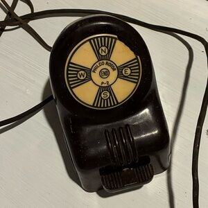 Vintage Black and Cream CDR Rotar tv antenna adjuster